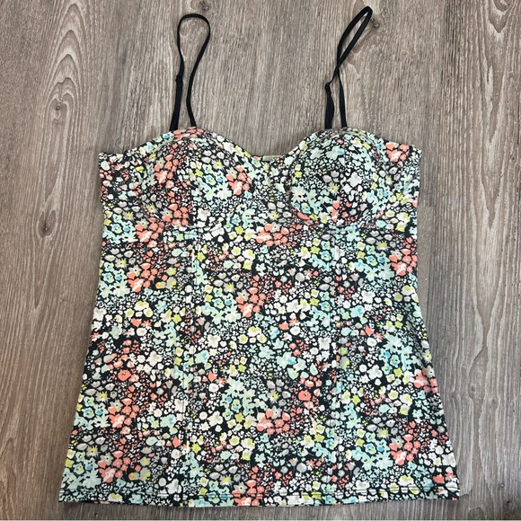 Y2K Ditzy Floral Bustier Top - Picture 7 of 7